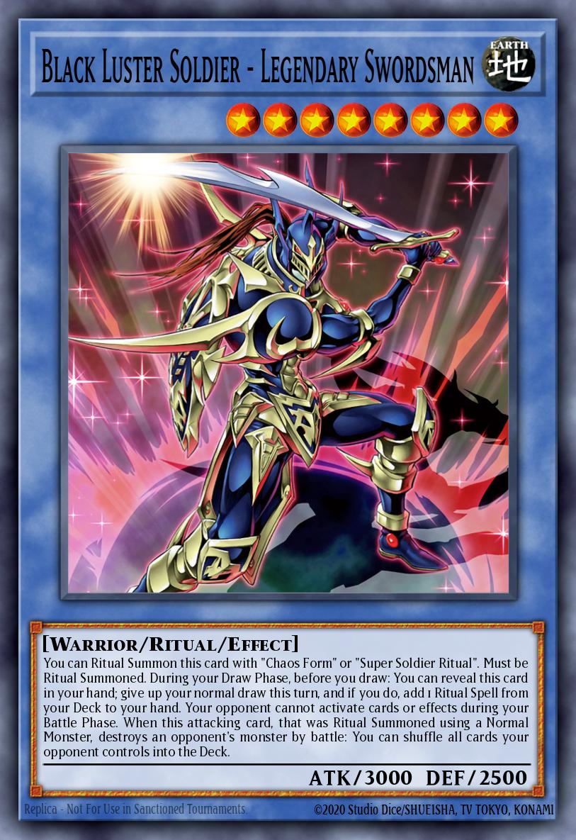 Black Luster Soldier - Legendary Swordsman Yu-Gi-Oh card