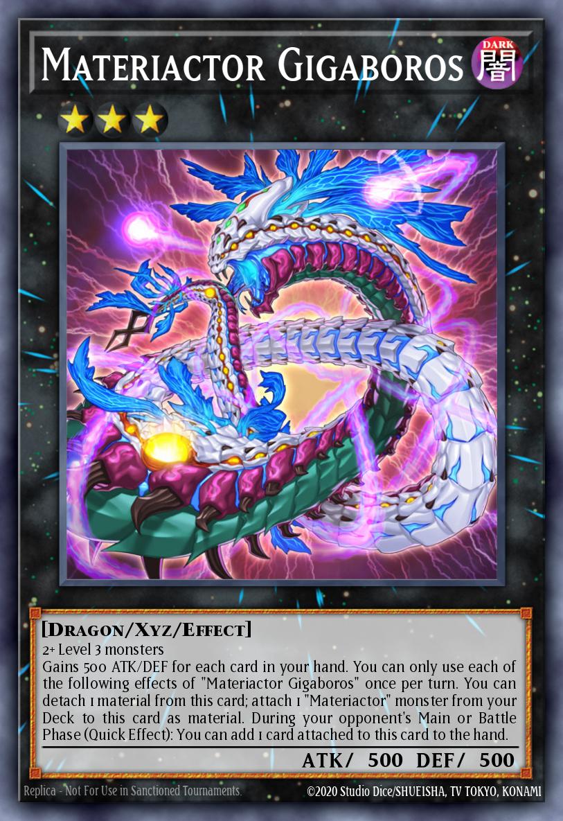 Materiactor Gigaboros Yu-Gi-Oh card