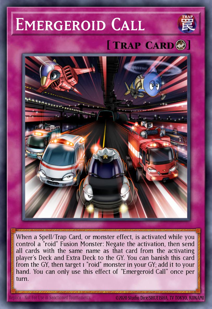 Emergeroid Call Yu-Gi-Oh card