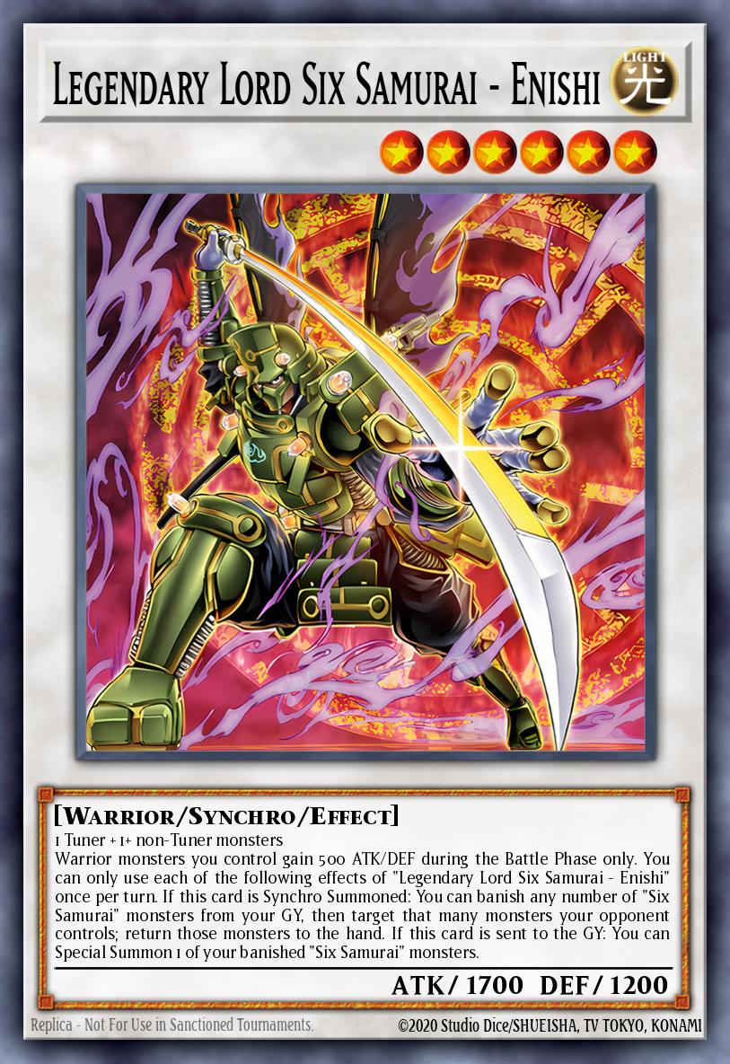 Legendary Lord Six Samurai - Enishi Yu-Gi-Oh card