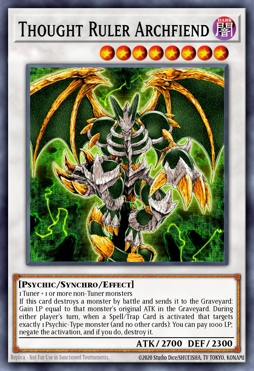 Thought Ruler Archfiend Yu-Gi-Oh card