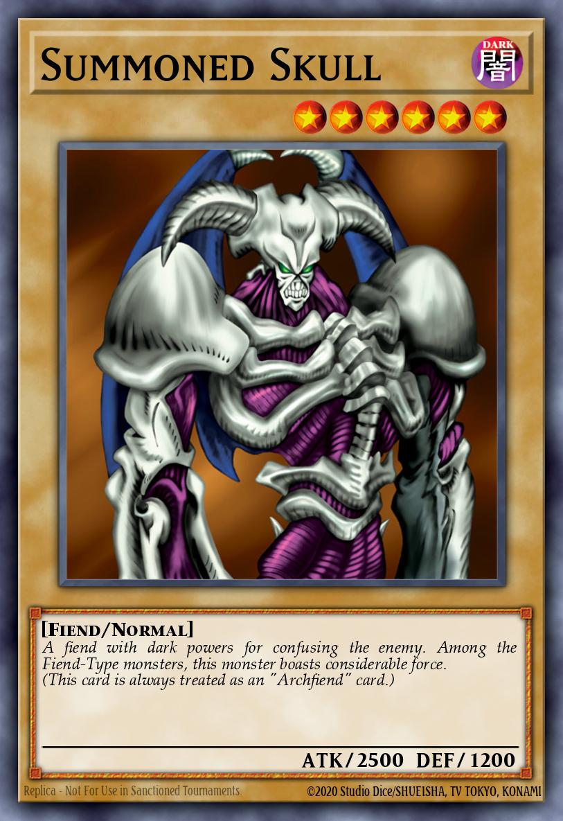 Summoned Skull Yu-Gi-Oh card