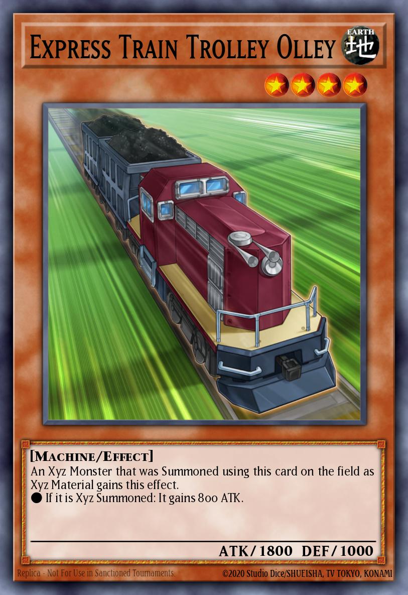 Express Train Trolley Olley Yu-Gi-Oh card
