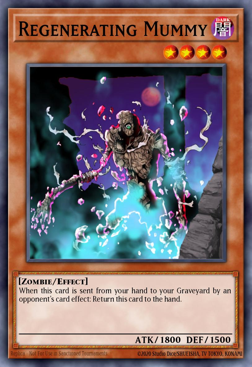 Regenerating Mummy Yu-Gi-Oh card