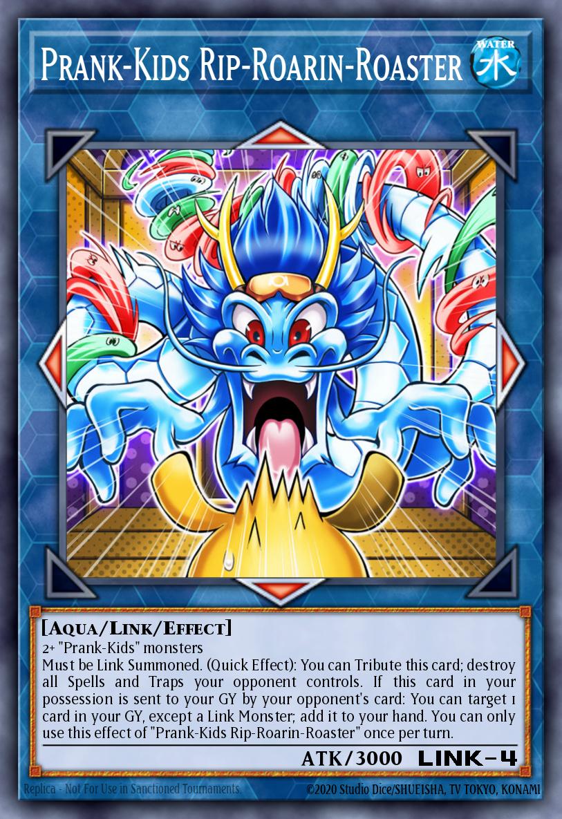 Prank-Kids Rip-Roarin-Roaster Yu-Gi-Oh card