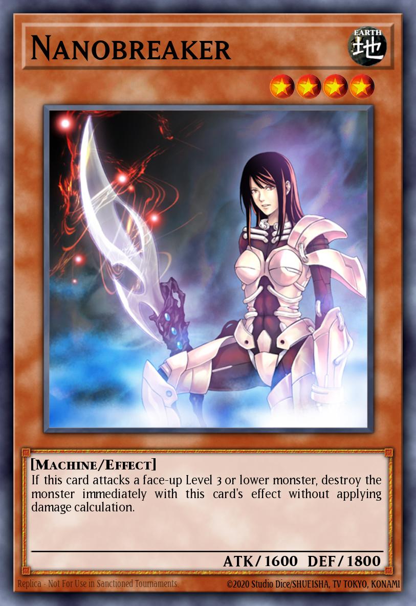 Nanobreaker Yu-Gi-Oh card