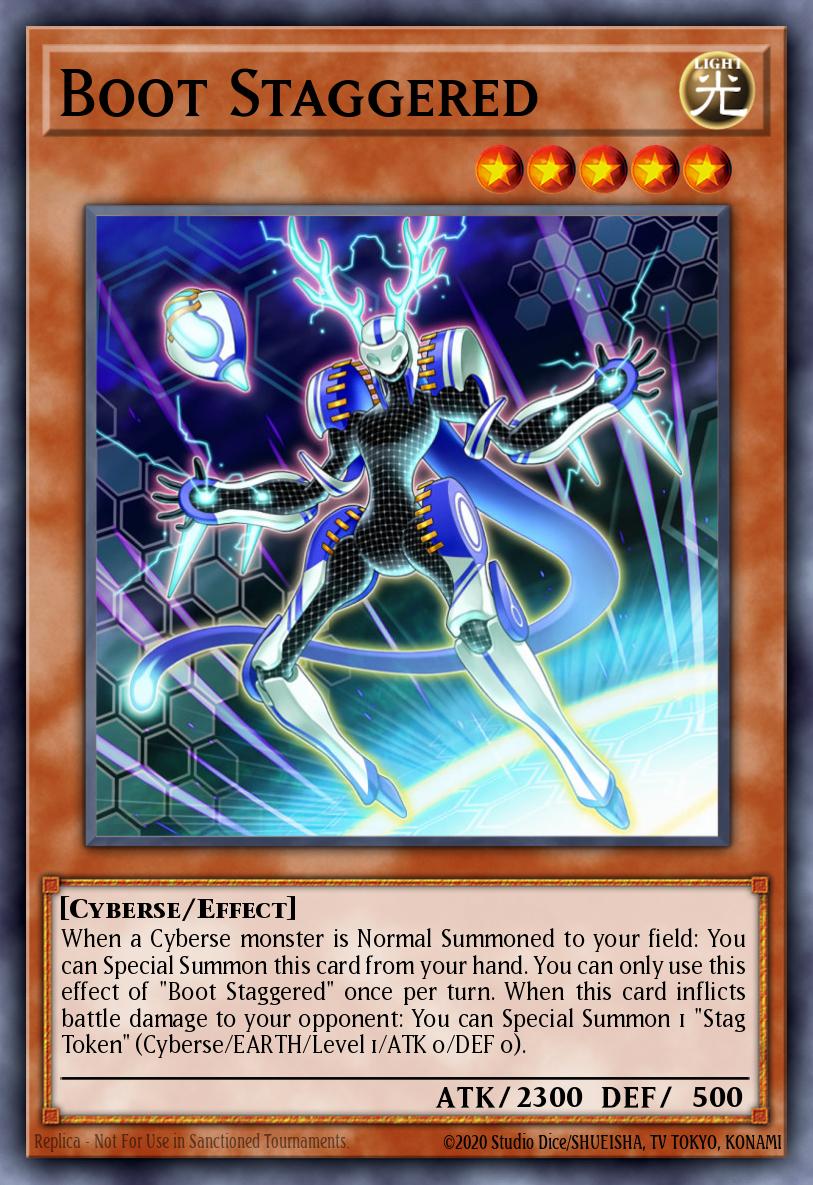Boot Staggered Yu-Gi-Oh card