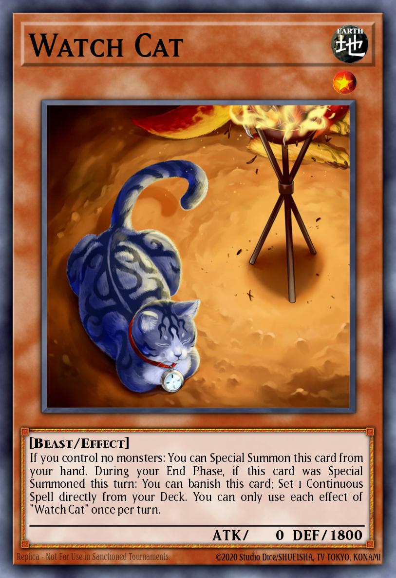 Watch Cat Yu-Gi-Oh card