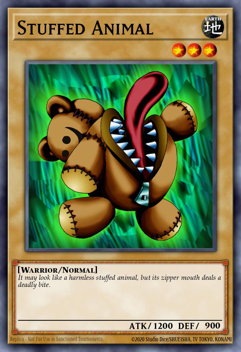 Stuffed Animal Yu-Gi-Oh card