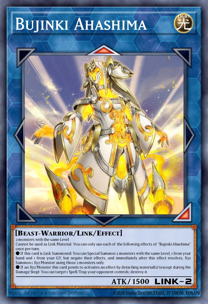Bujinki Ahashima Yu-Gi-Oh card