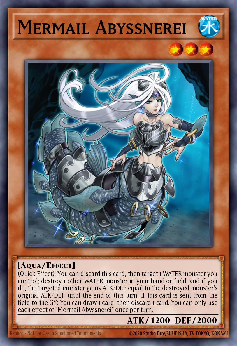 Mermail Abyssnerei Yu-Gi-Oh card