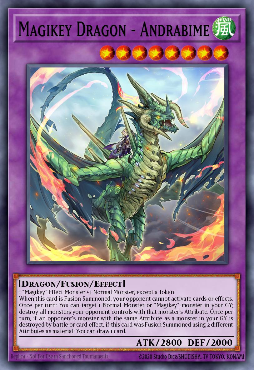 Magikey Dragon - Andrabime Yu-Gi-Oh card