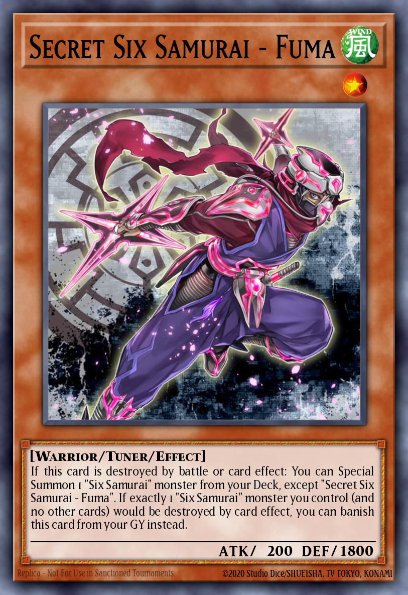 Secret Six Samurai - Fuma Yu-Gi-Oh card