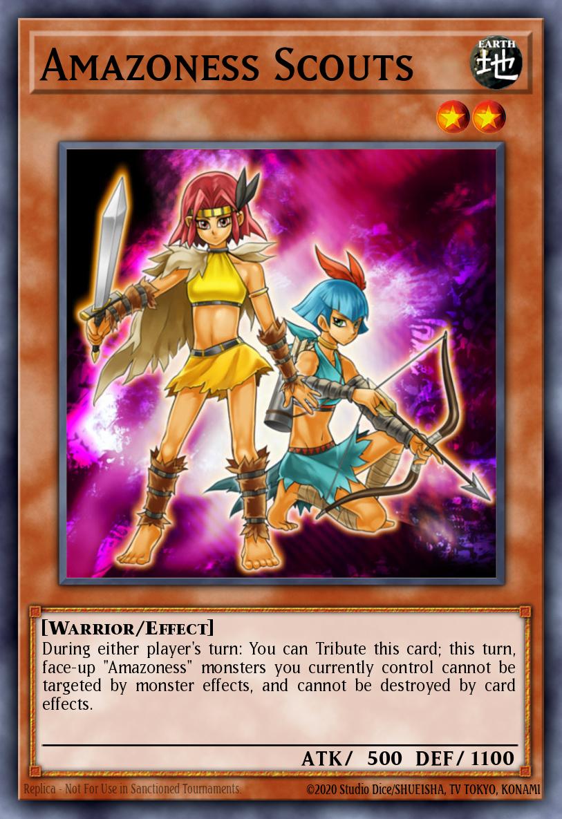 Amazoness Scouts Yu-Gi-Oh card