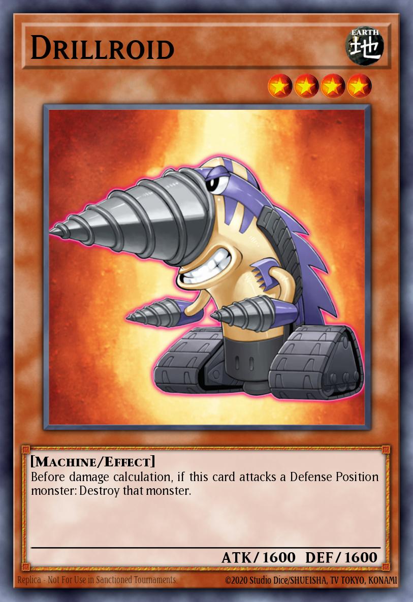 Drillroid Yu-Gi-Oh card