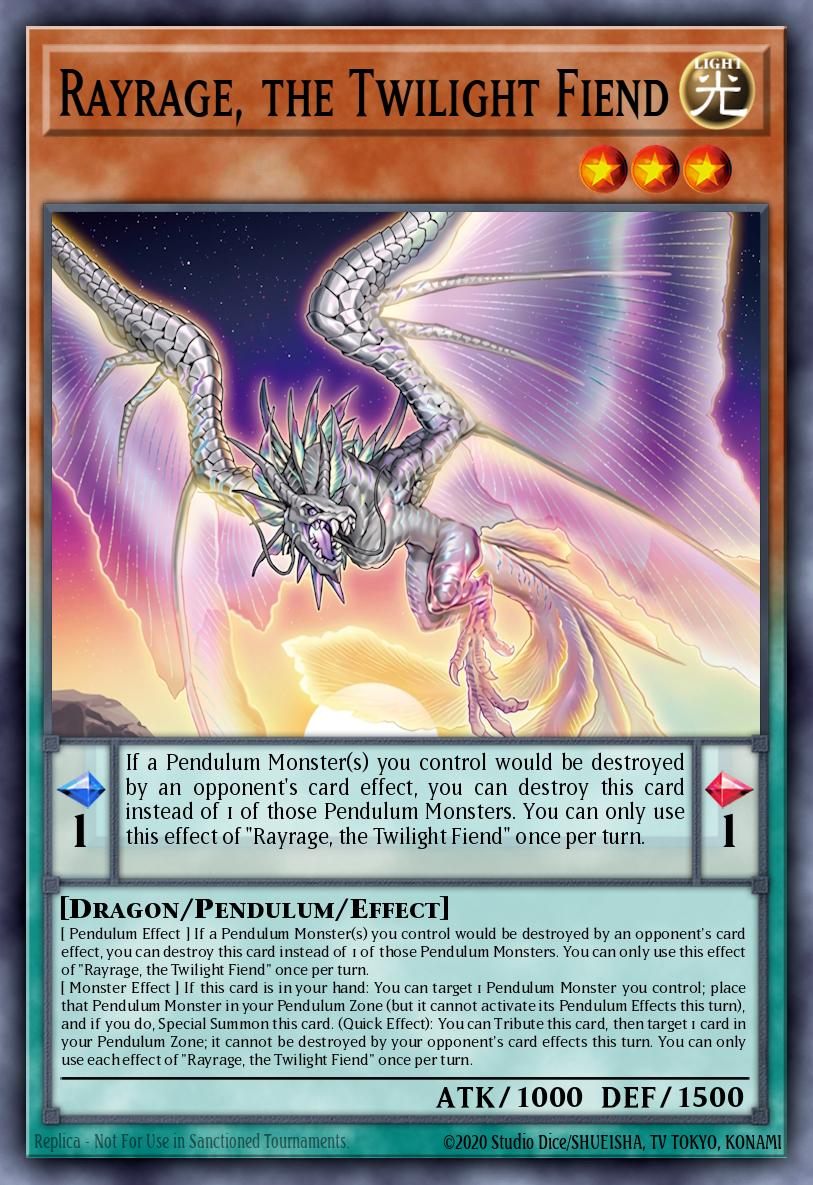 Rayrage, the Twilight Fiend Yu-Gi-Oh card