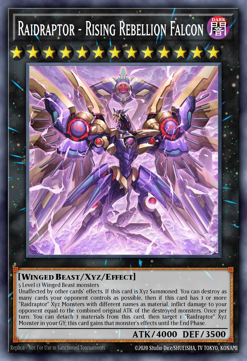 Raidraptor - Rising Rebellion Falcon Yu-Gi-Oh card