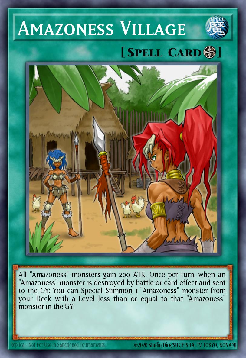 Amazoness Village Yu-Gi-Oh card