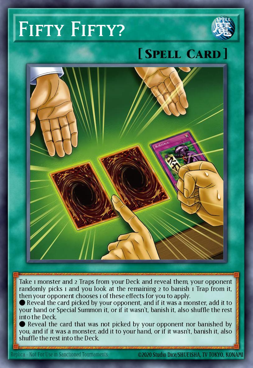 Fifty Fifty? Yu-Gi-Oh card