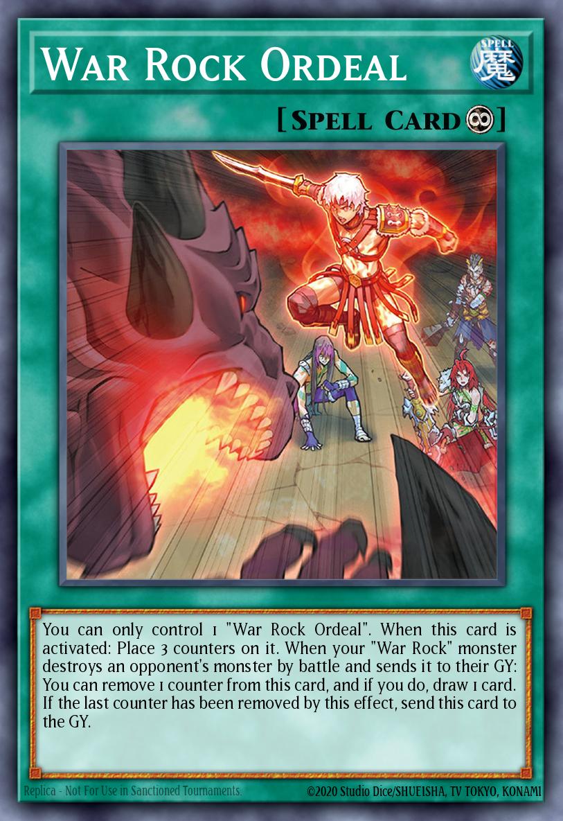 War Rock Ordeal Yu-Gi-Oh card