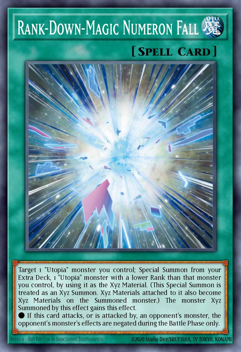 Rank-Down-Magic Numeron Fall Yu-Gi-Oh card