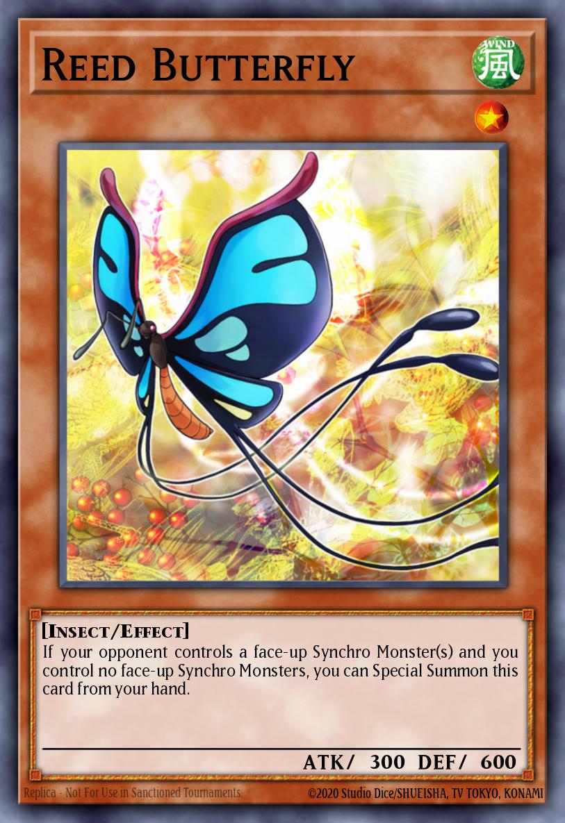 Reed Butterfly Yu-Gi-Oh card