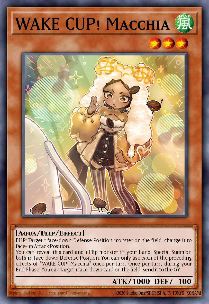 WAKE CUP! Macchia Yu-Gi-Oh card