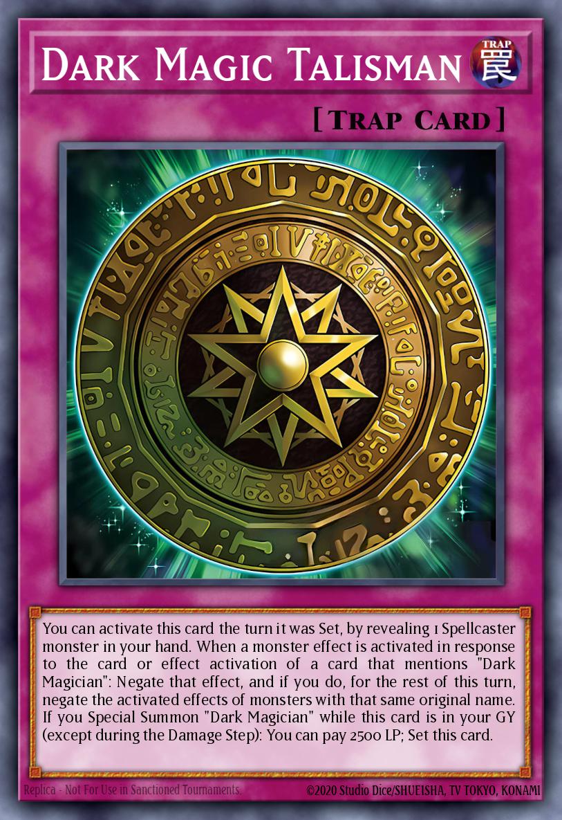Dark Magic Talisman Yu-Gi-Oh card