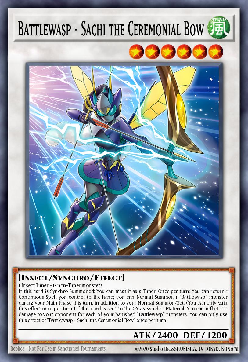 Battlewasp - Sachi the Ceremonial Bow Yu-Gi-Oh card