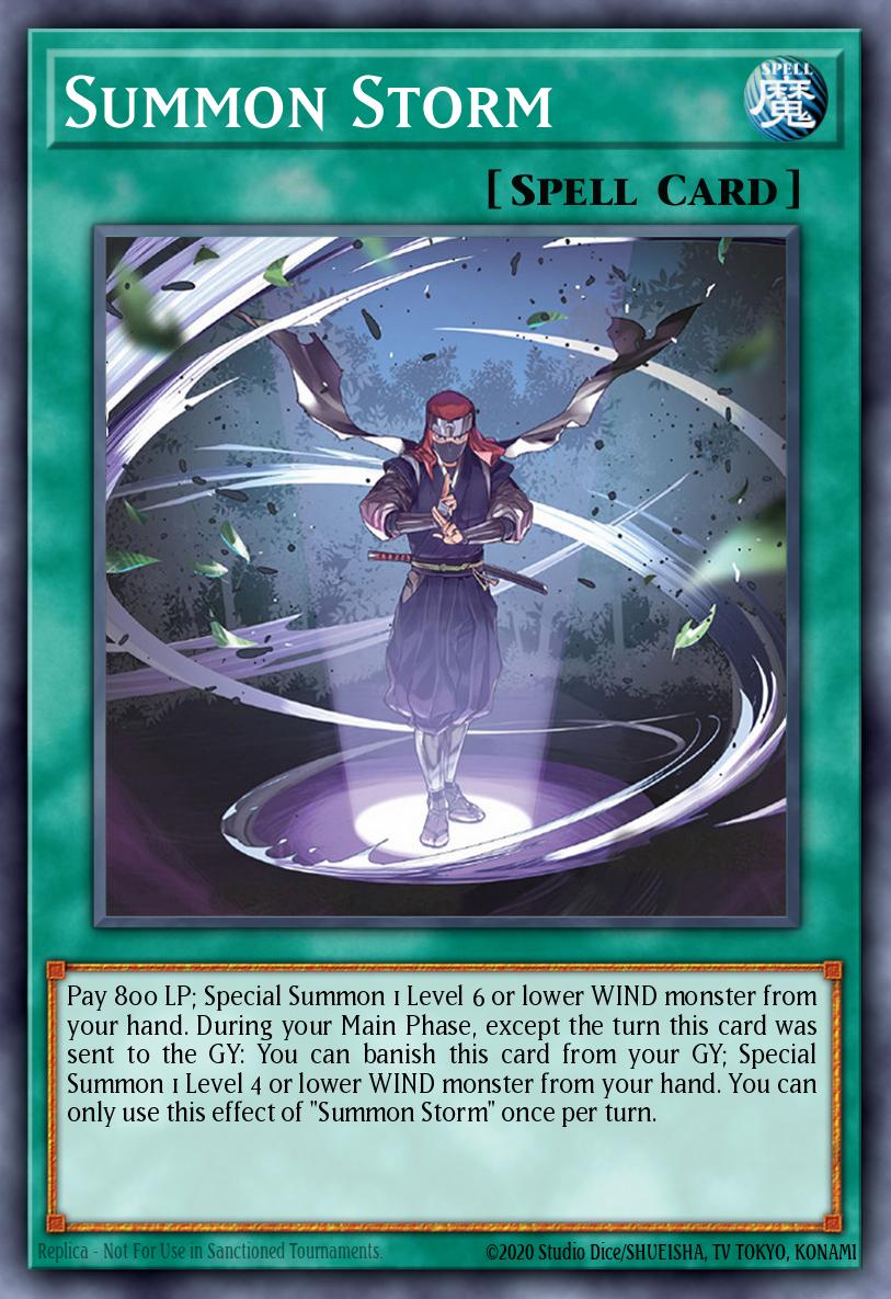 Summon Storm Yu-Gi-Oh card