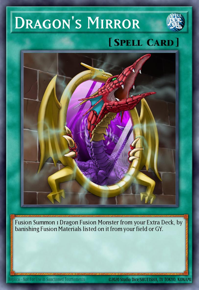 Dragon's Mirror Yu-Gi-Oh card