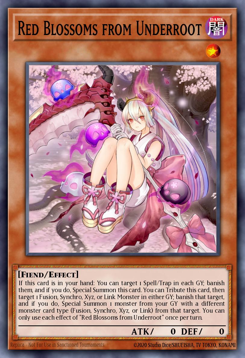 Red Blossoms from Underroot Yu-Gi-Oh card