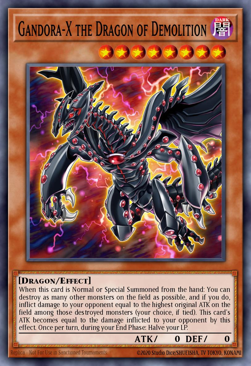 Gandora-X the Dragon of Demolition Yu-Gi-Oh card