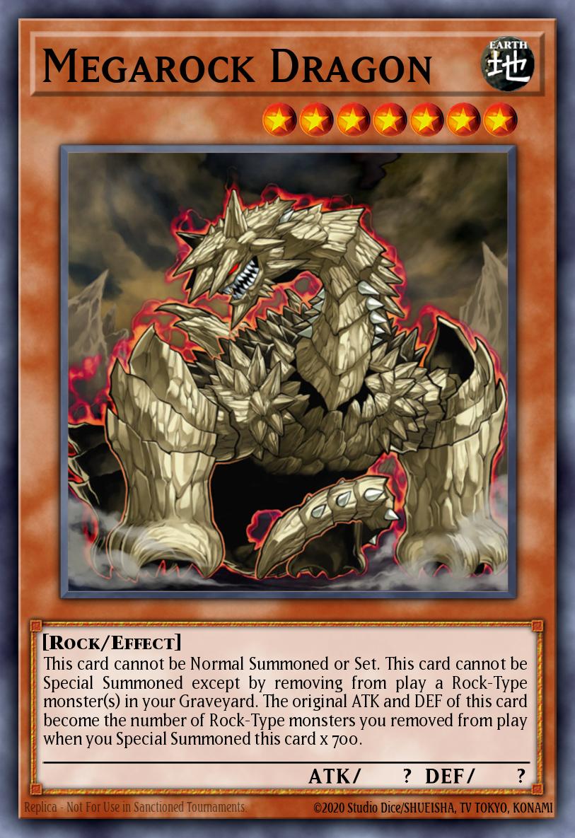 Megarock Dragon Yu-Gi-Oh card