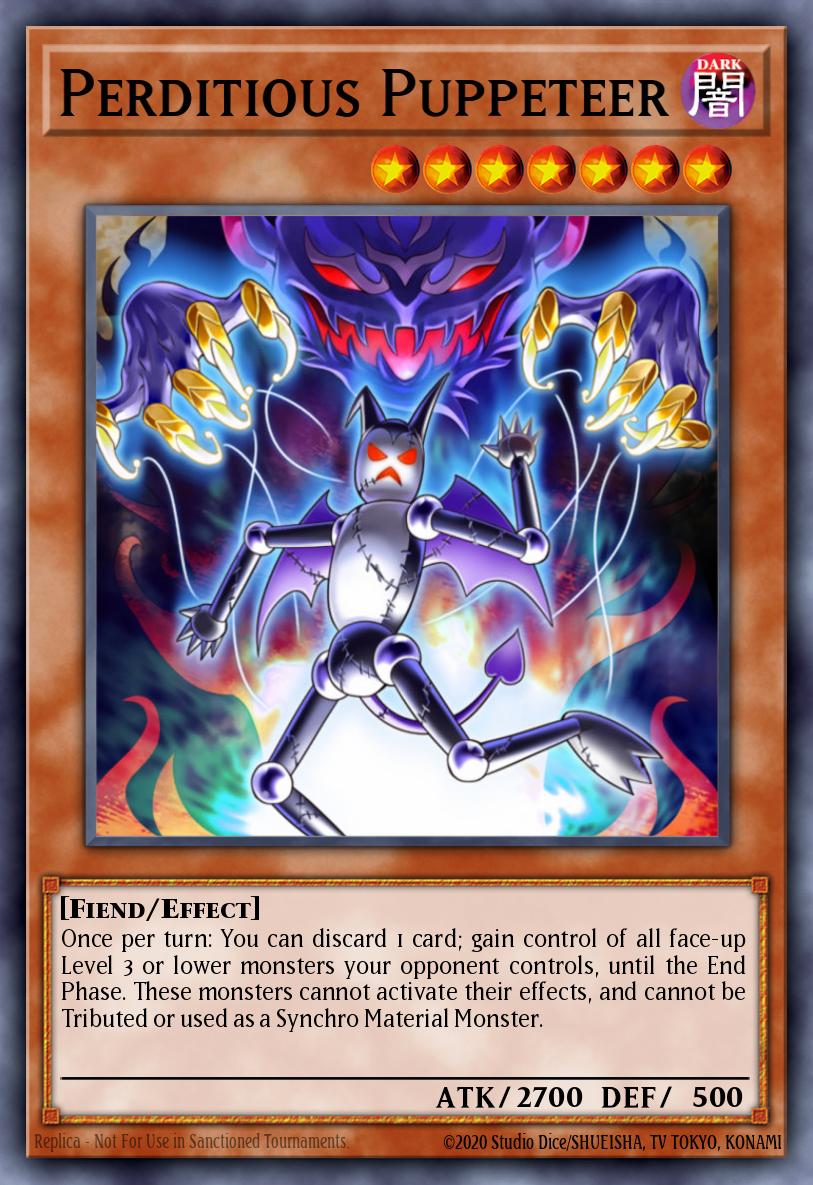 Perditious Puppeteer Yu-Gi-Oh card