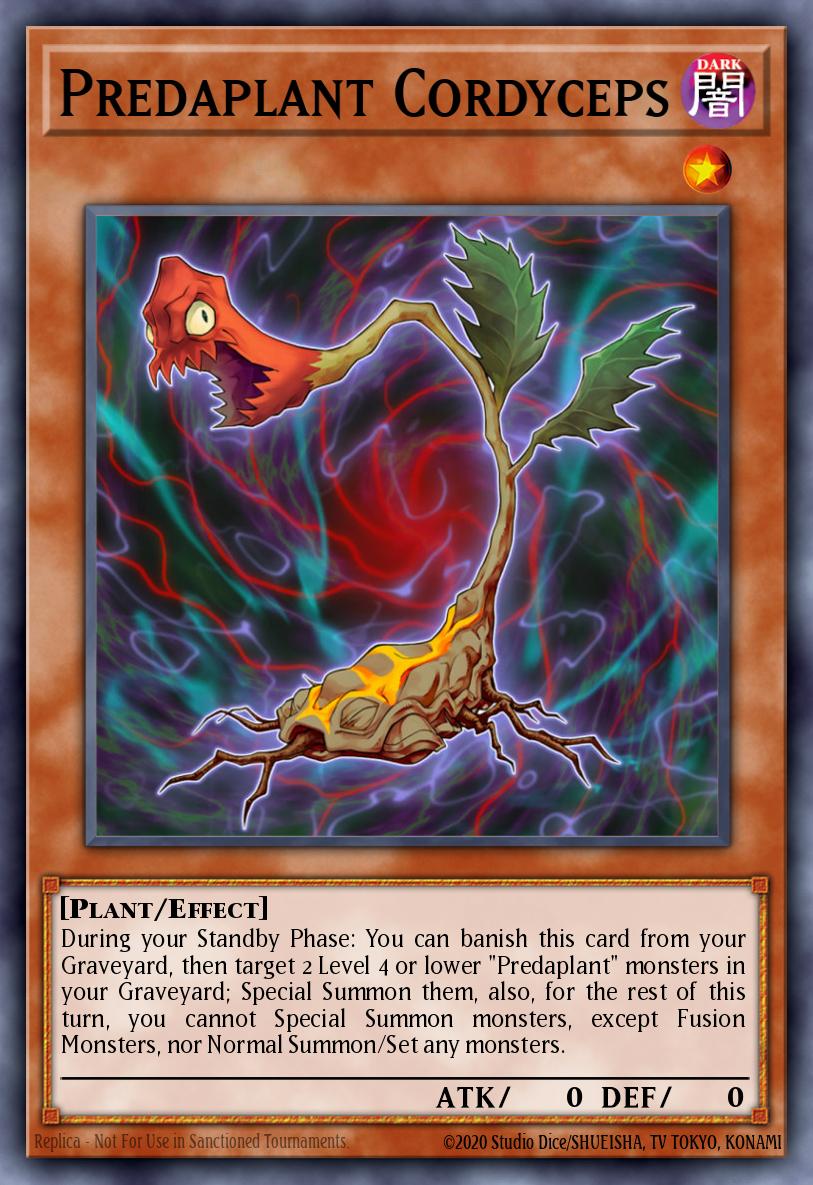 Predaplant Cordyceps Yu-Gi-Oh card