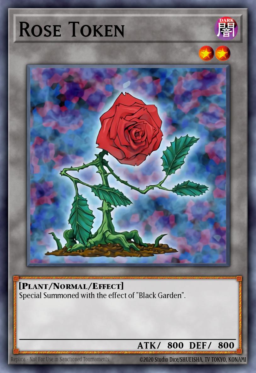 Rose Token Yu-Gi-Oh card