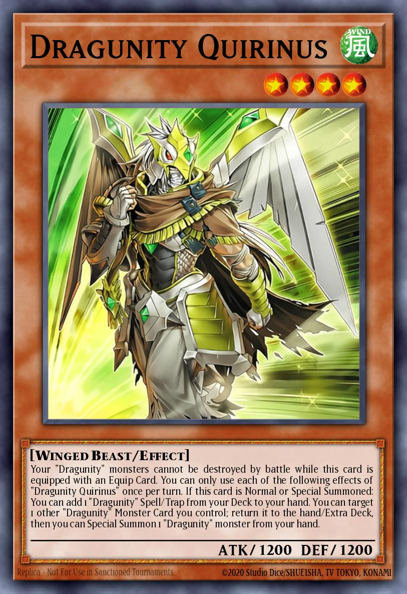 Dragunity Quirinus Yu-Gi-Oh card