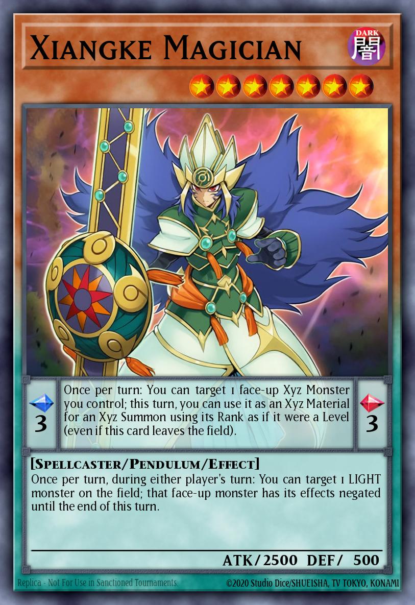 Xiangke Magician Yu-Gi-Oh card