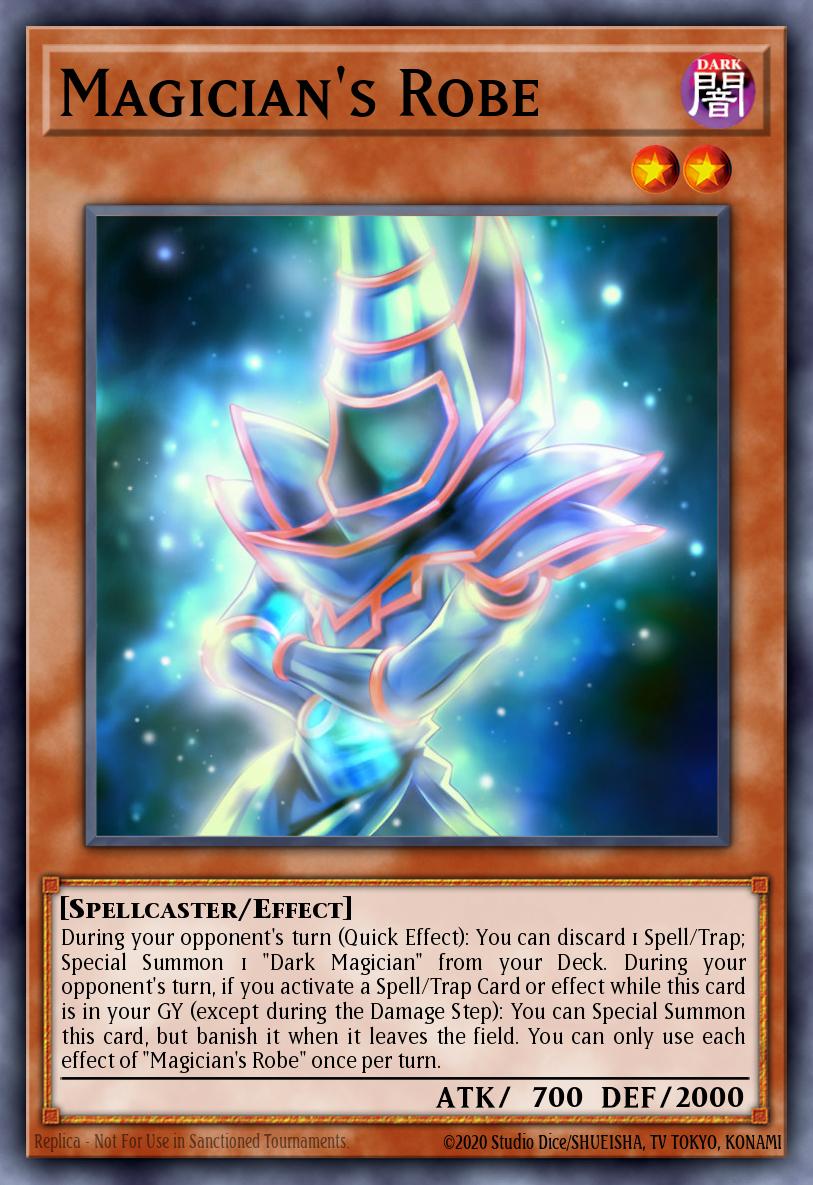 Magician's Robe Yu-Gi-Oh card