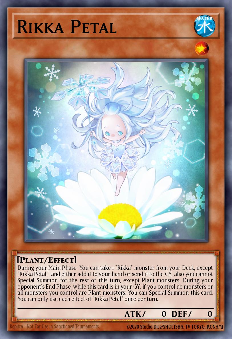 Rikka Petal Yu-Gi-Oh card