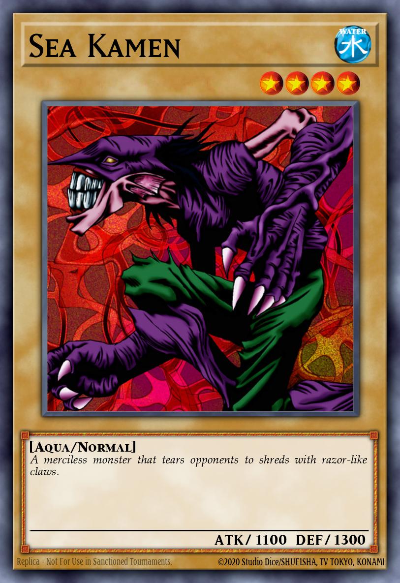 Sea Kamen Yu-Gi-Oh card