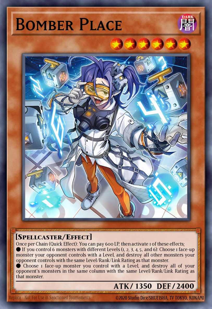 Bomber Place Yu-Gi-Oh card