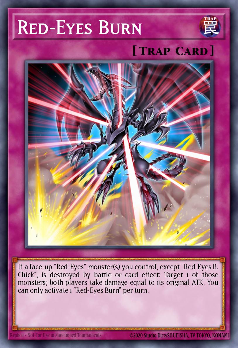 Red-Eyes Burn Yu-Gi-Oh card