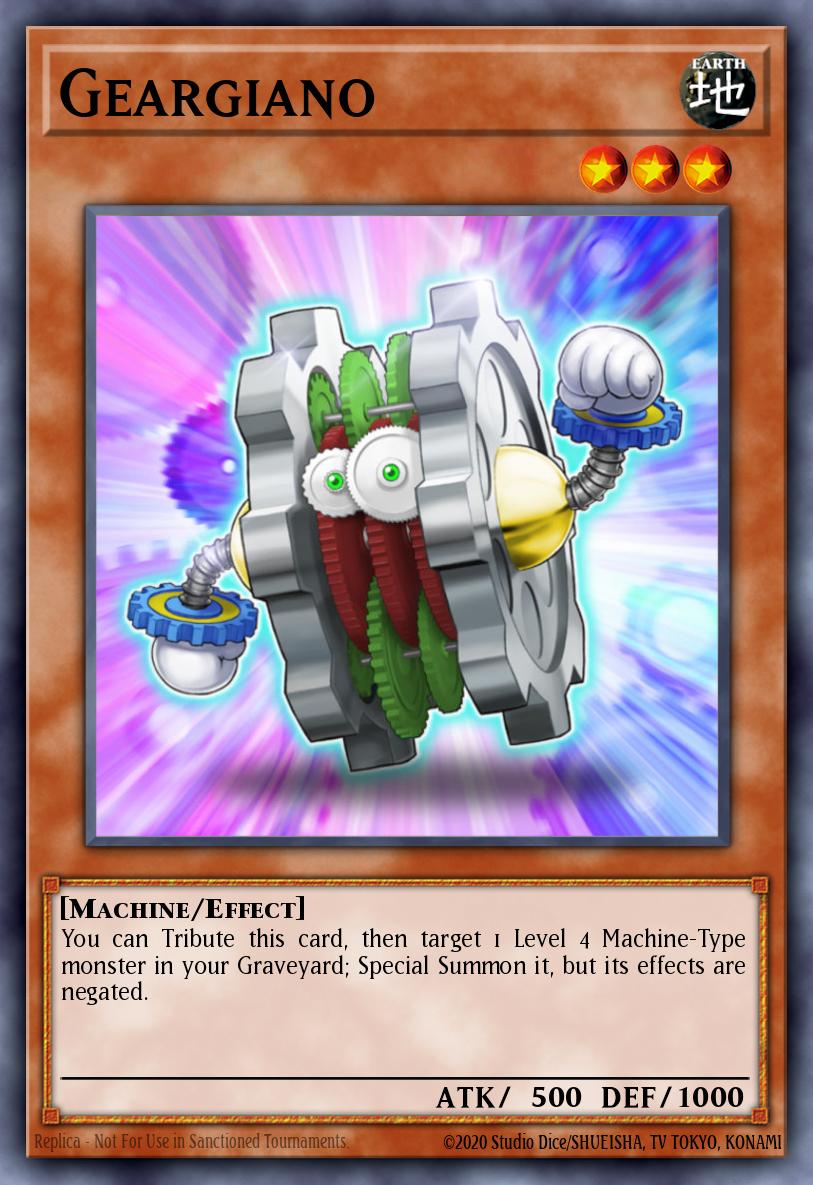 Geargiano Yu-Gi-Oh card