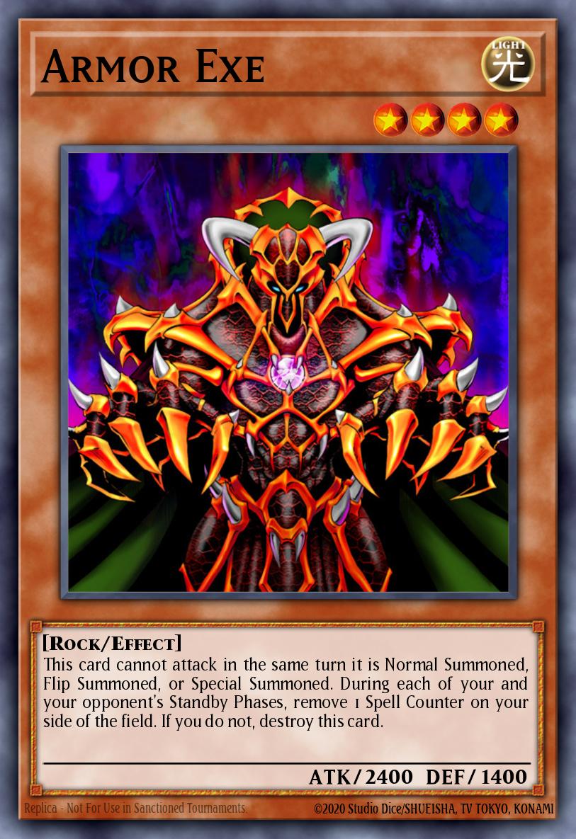 Armor Exe Yu-Gi-Oh card