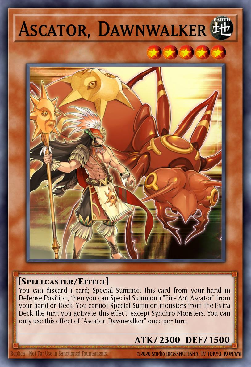 Ascator, Dawnwalker Yu-Gi-Oh card