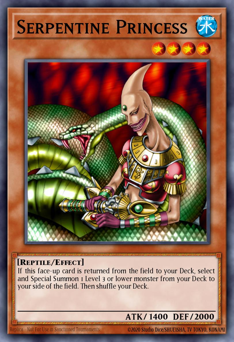 Serpentine Princess Yu-Gi-Oh card