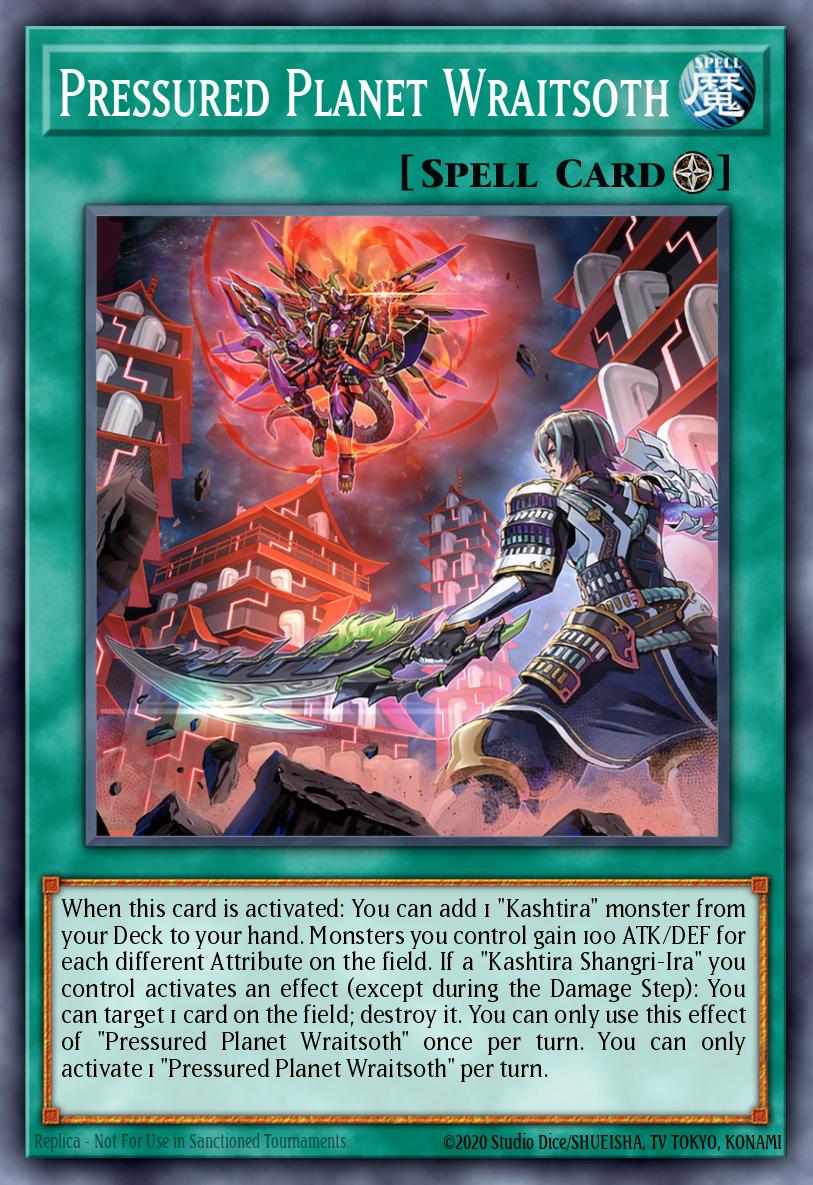 Pressured Planet Wraitsoth Yu-Gi-Oh card