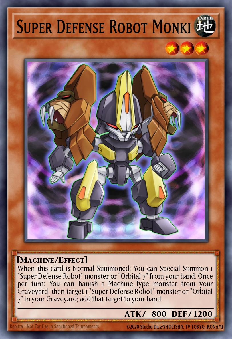 Super Defense Robot Monki Yu-Gi-Oh card